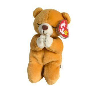 Vtg Ty Beanie Babies HOPE Praying Bear Plush Retired 1998 Collectible Toy 3-28-9